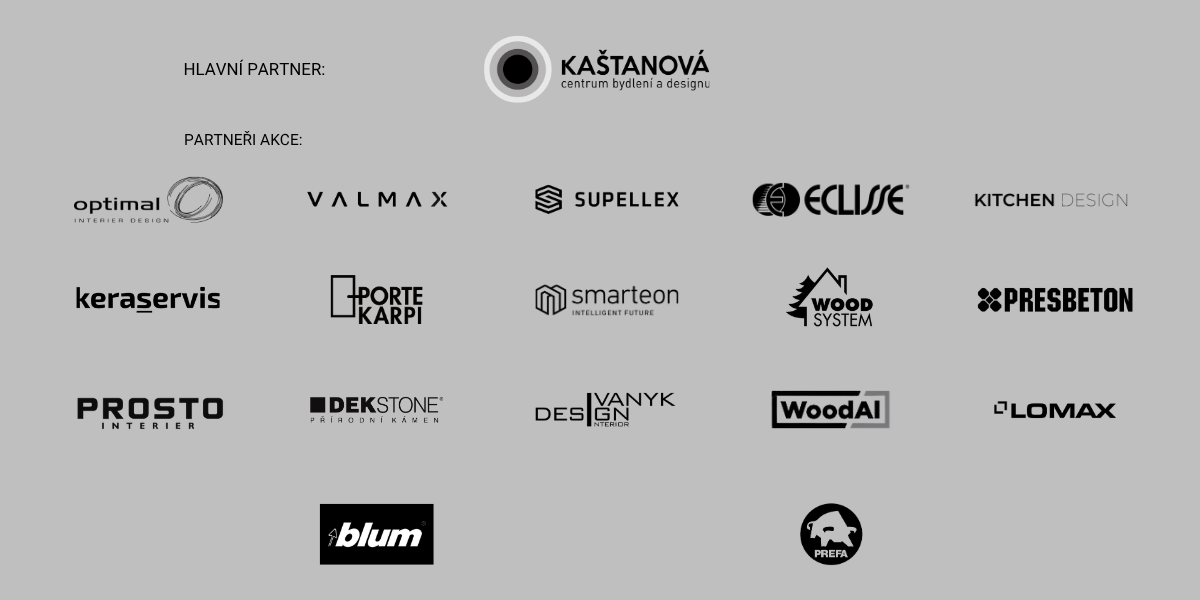 Hlavní partner a partneři akce Business Design Day Kaštanová